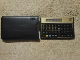 Vintage Hewlett Packard Hp 12c Financial Programmable Calculator Exellent Shape