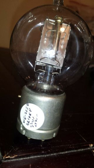 (1) Western Electric 223 - A 104d Tennis Ball Vacuum Tube Display