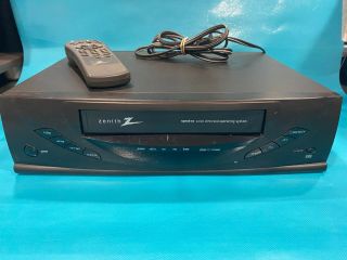 Zenith Model Vra411 4 - Head Hi - Fi Stereo Video Cassette Recorder Vhs Player