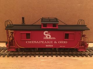 Ho Overland Models Brass Chesapeake & Ohio Wood Caboose C&o 90514