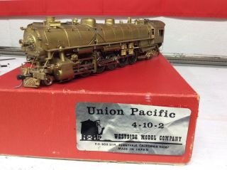 Westside Model Co.  Brass Ho Scale Union Pacific 4 - 10 - 2 Steam Locomotive