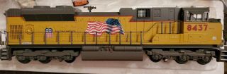 Rail King Union Pacific Diesel Engine 8437 Sd70ace Electric Train Proto 2.  0
