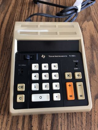 Texas Instruments Calculator Model Ti - 3500 With Cover And