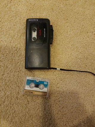 Sony Vor M - 507v Cassette - Corder Voice Operated Recorder & Cassette