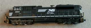 Mth Railking Sd70ace Diesel Engine 30 - 4205 - 1e Norfolk And Southern With Ps2