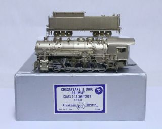 Ho Scale Njcb Brass Chesapeake & Ohio C - 12 Switcher 0 - 10 - 0 W/ Box
