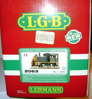 LGB 2063 D & R G W Locomotive With Box Made in Germany 3
