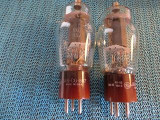 Radio Tubes Jan/general Electric 807 Date 65/11 Both Test Over New/results