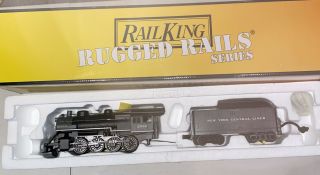 Railking Rugged Rails York 2 - 8 - 0 Steam Engine W/proto 2.  0,  30 - 4136 - 1e
