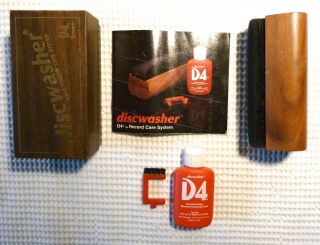 Discwasher D4 Vintage Vinyl Record Cleaning Kit W/original Box,  Booklet Ex