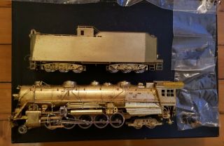 Nickel Plate - Brass Ho Scale - Dm&ir 2 - 10 - 4 Steam Engine