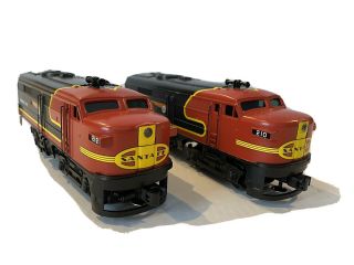K - Line By Lionel Trains - Santa Fe Alco Diesel Engines Locomotive Set - O - Scale