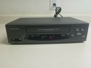 Daewoo Dv - T5dn Vcr 4 Head Vhs Player Recorder No Remote And Great