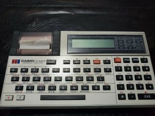 Casio Fx - 820p Personal Electronic Computer Made In Japan