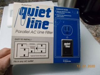 Nos Box Of 10 Audioprism Quiet Line Parallel Ac Line Filters For Quieting Audio