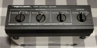 Realistic 42 - 2115 Stereo Tape Control Center,  In