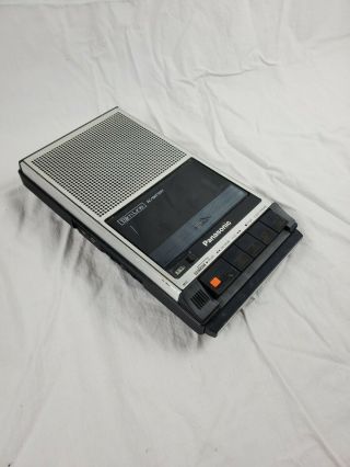 Vintage Panasonic Cassette Tape Recorder Slim Line Rq - 2739