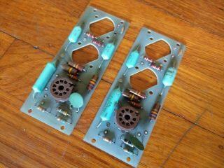Pair Dynaco Pc - 10 Input Board For Dynaco Sca - 35 Tube Amplifier