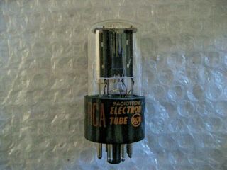 1 x NOS NIB 6SN7 RCA Staggered Black Plate Twin Triode - 539C - 1950s 2