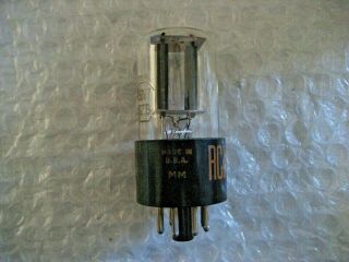 1 x NOS NIB 6SN7 RCA Staggered Black Plate Twin Triode - 539C - 1950s 3