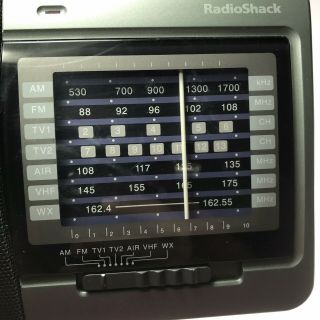 Radio Shack Multiband Portable Radio 12 - 756 AM FM TV AIR VHF WX 2