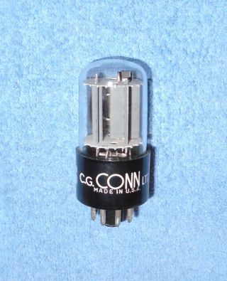 1 Nos 6dn7 - Gt Vacuum Tube - Audio Dual Triode For Cary & George Wright Amps