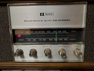 Vintage Nivico Solid State Hifi Am Fm Stereo Model 8900