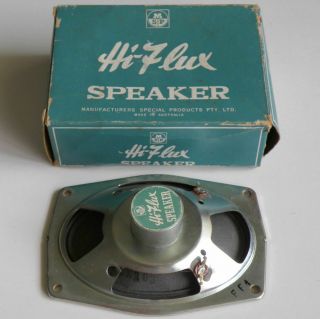 60s Vintage Msp Hi - Flux 56304 - 3 - 54lc/15 5 " X3.  5 " 15Ω Ohms Oval Speaker Nos