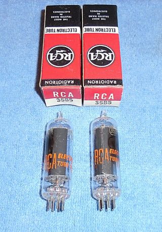 2 Nos Rca 35b5 Vacuum Tubes - Vintage Audio For Radios,  Tape & Record Players