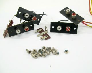 Teac A - 2340r Reel To Reel Tape Deck Part Input Output Rca Jacks Complete Set