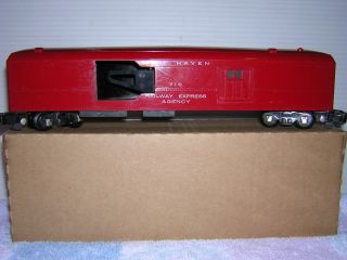 American Flyer 718 Haven Railway Express Agency Mailcar W - Knuckle Couplers