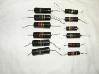 12 Sprague Bumblebee Guitar Tone Capacitors Asstorted Values For Tube Amplifiers