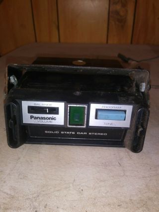 Vintage Panasonic Cx - 325eu Car 8 - Track Stereo Tape Player Estate Find