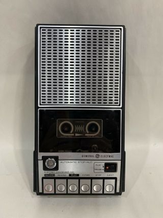 Vintage General Electric Ge Model 3 - 5105g Tape Player Recorder Read