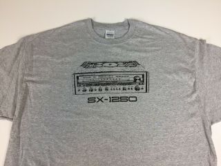 Vintage Pioneer Sx 1250 Receiver T Shirt Lg