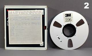 3m 226 Reel To Reel Tape - 2 " Wide Metal 24 Track Studio Master