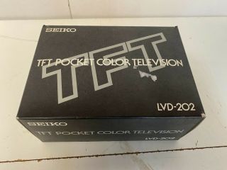 Seiko Tft Pocket Color Television (model: Lvd - 202) Por C03