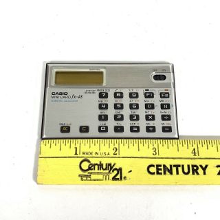 Casio FX - 48 Credit Card Calculator - - - 2