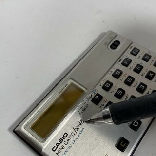 Casio FX - 48 Credit Card Calculator - - - 3