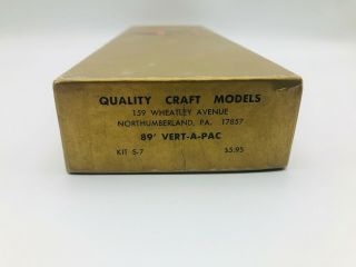 Quality Craft Models S - 7 HO Model Train Building Kit - 89 ' Vert - A - Pac 3