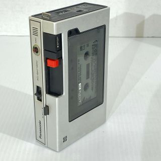 Vintage Panasonic/matsushita Rq - 212s Cassette Player/recorder Leather Case