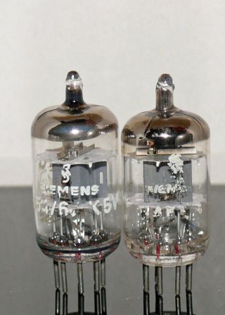 2 Nos Tubes Siemens Halske 5654w Ef95 6ak5 W Fx - Audio (31 - 10)