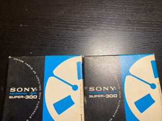 Sony Pr - 300 1/4 " X 1800 Feet Professional Recording Tape 7 " Reel To Reel
