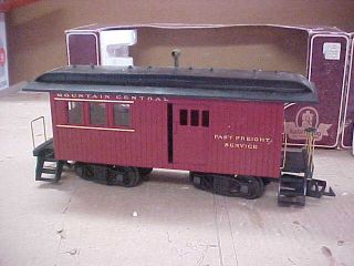 Mountain Central Rail Road Combination Car Fast Freight - G Scale Kalamazoo (c)