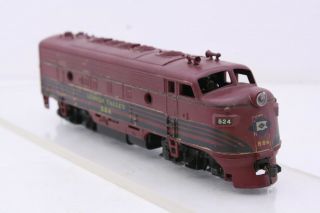 Athearn Ho Scale Lehigh Valley F7a Diesel Locomotive Custom Decorated