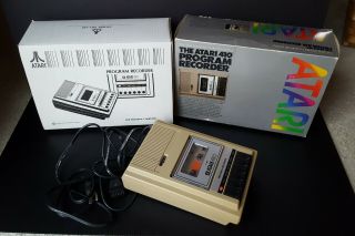 Atari 410 Computer Program Recorder With Boxes