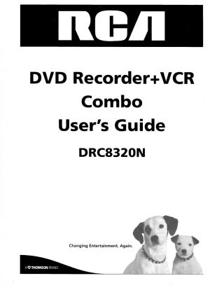 Rca Dvd Recorder,  Vcr Combo User 