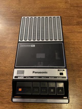Vintage Panasonic Rq - 2107d Portable Cassette Player Recorder Auto Stop