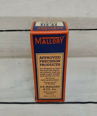 Vintage Old Stock Mallory FP - 213 Capacitor 50 - 30 MFD 150v 2