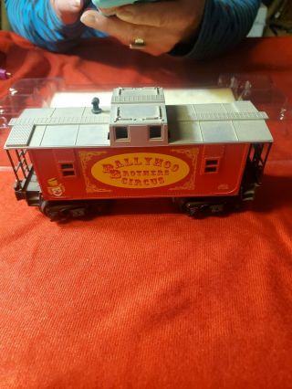 Lionel Train Ballyhoo Bros.  Brothers Circus Railroad Caboose Car W/box 6 - 26577